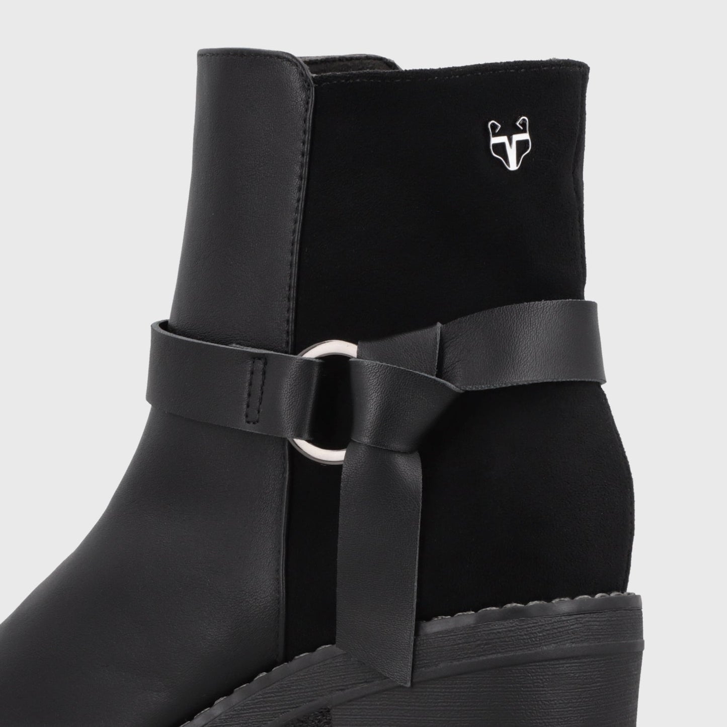 Botin Taco Negro Mujer 1350501 - Gotta Chile