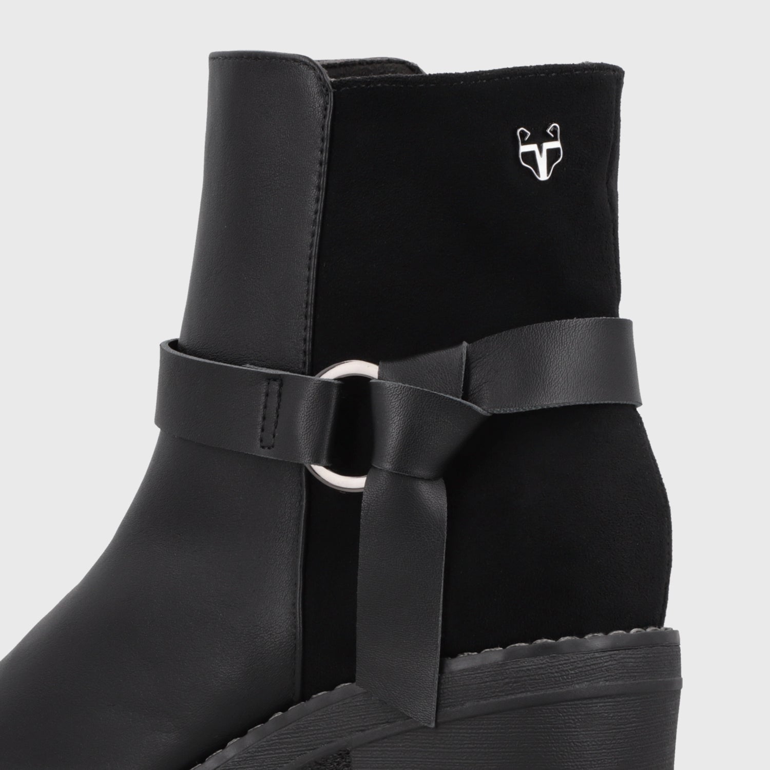Botin Taco Negro Mujer 1350501 - Gotta Chile