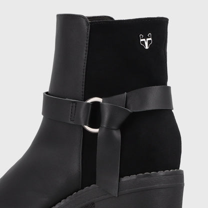 Botin Taco Negro Mujer 1350501 - Gotta Chile