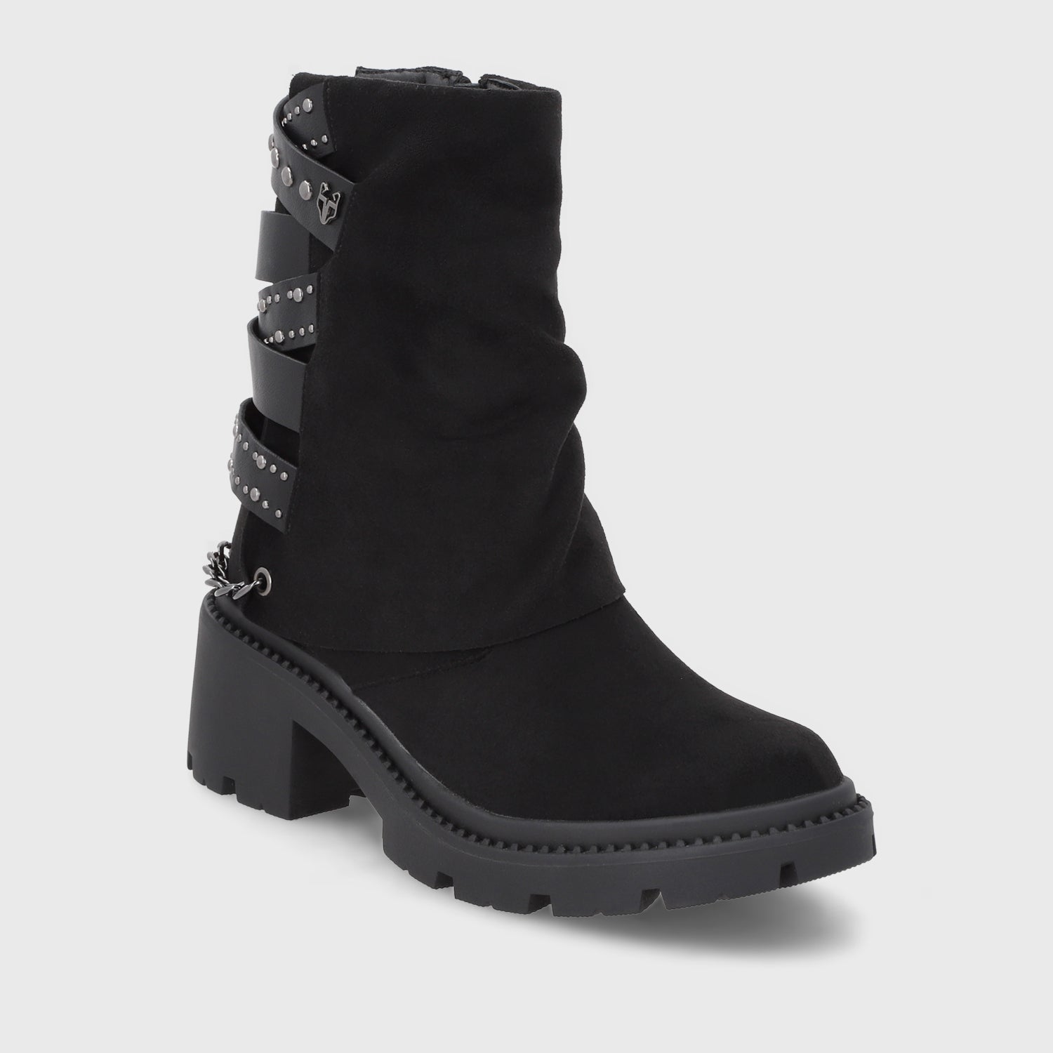 Botin Taco Negro Mujer 45746 - Gotta Chile