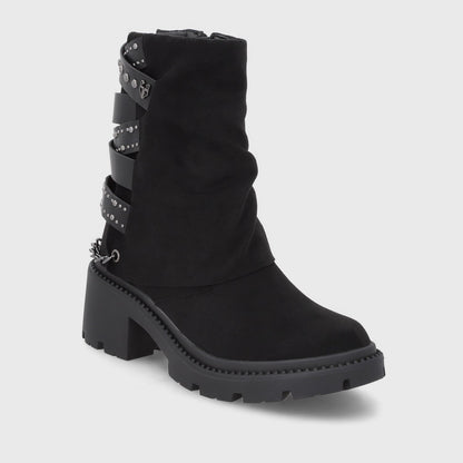 Botin Taco Negro Mujer 45746 - Gotta Chile