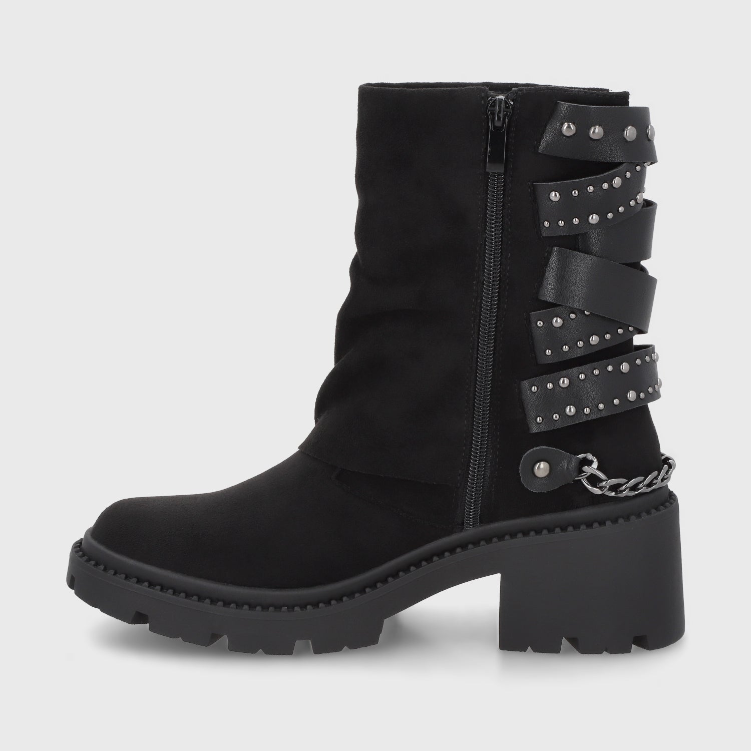 Botin Taco Negro Mujer 45746 - Gotta Chile