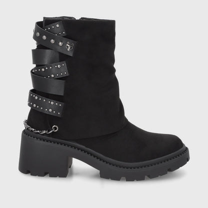 Botin Taco Negro Mujer 45746 - Gotta Chile