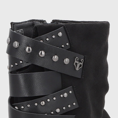 Botin Taco Negro Mujer 45746 - Gotta Chile