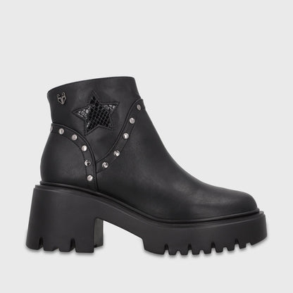 Botin Taco Negro Mujer 4575245 - Gotta Chile