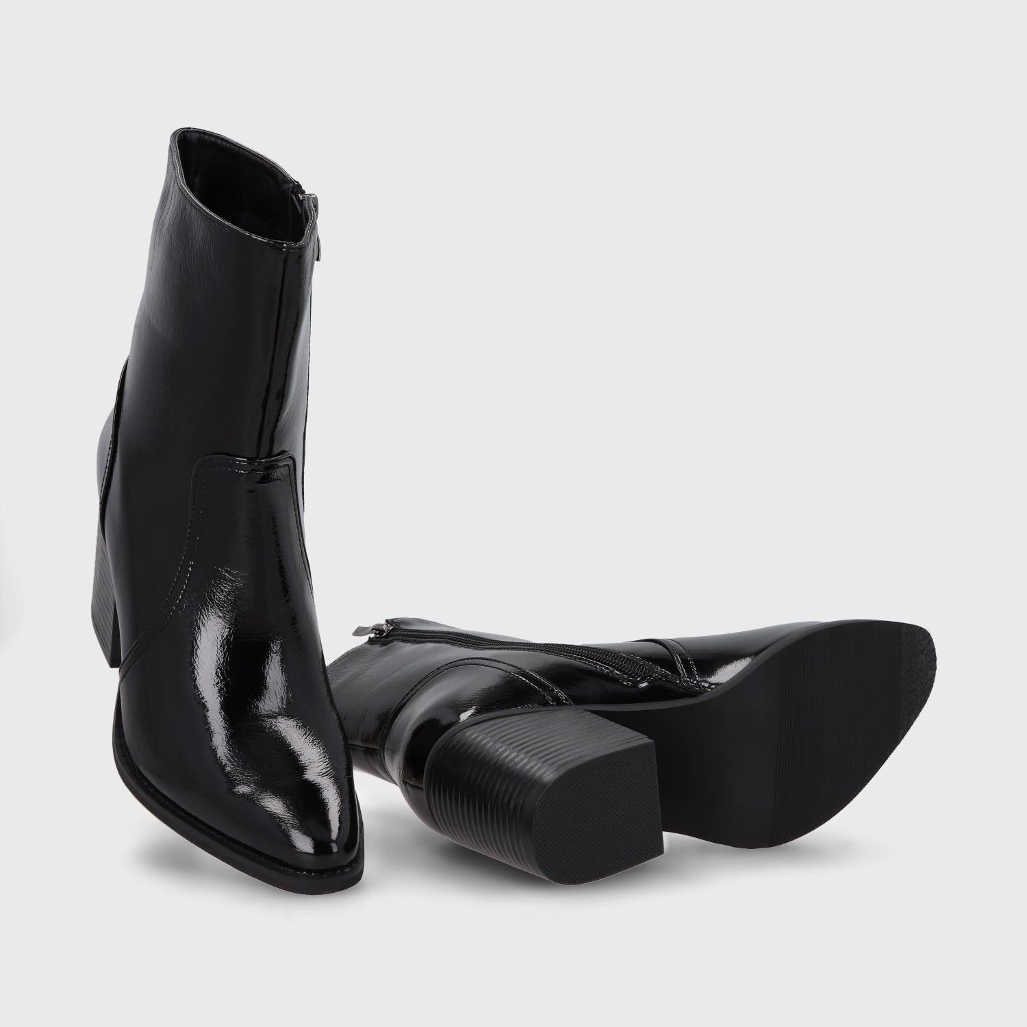 Botin Taco Negro Mujer 53783 - Gotta Chile