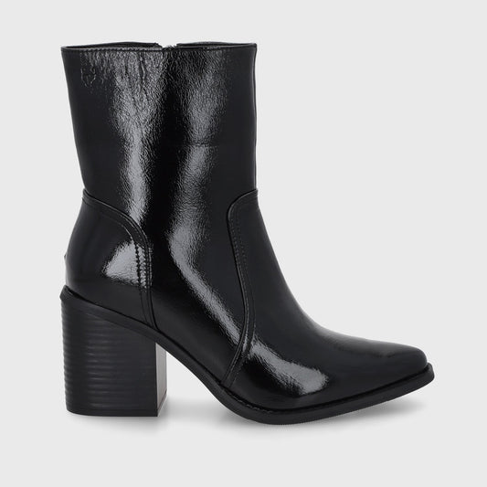 Botin Taco Negro Mujer 53783 - Gotta Chile