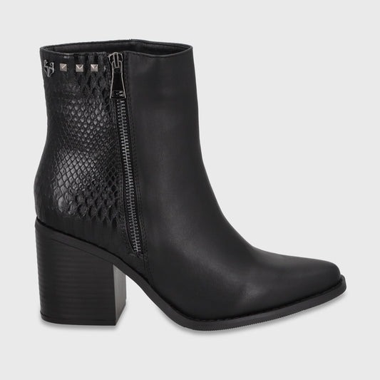 Botin Taco Negro Mujer 5378501 - Gotta Chile