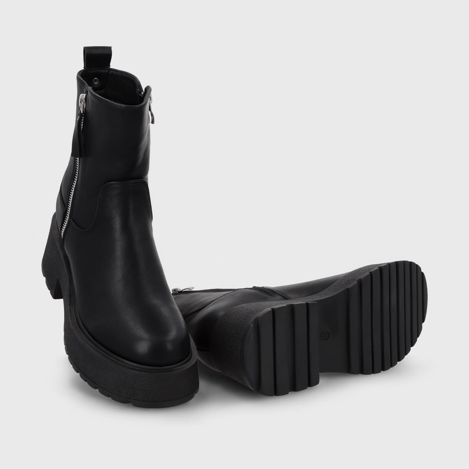 Botin Taco Negro Mujer 55270 - Gotta Chile