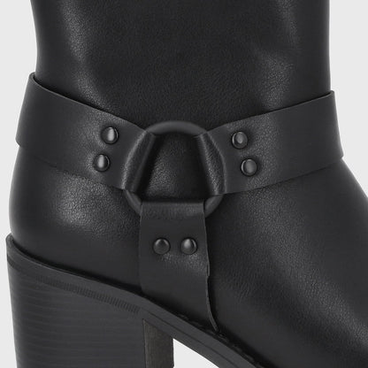 Botin Taco Negro Mujer 56030 - Gotta Chile