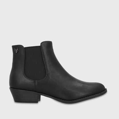 Botin Taco Negro Mujer 6418001 - Gotta Chile