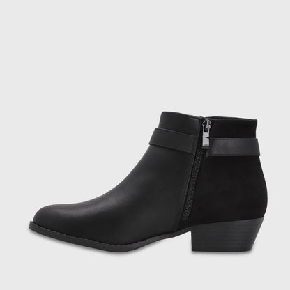 Botin Taco Negro Mujer 6418101 - Gotta Chile