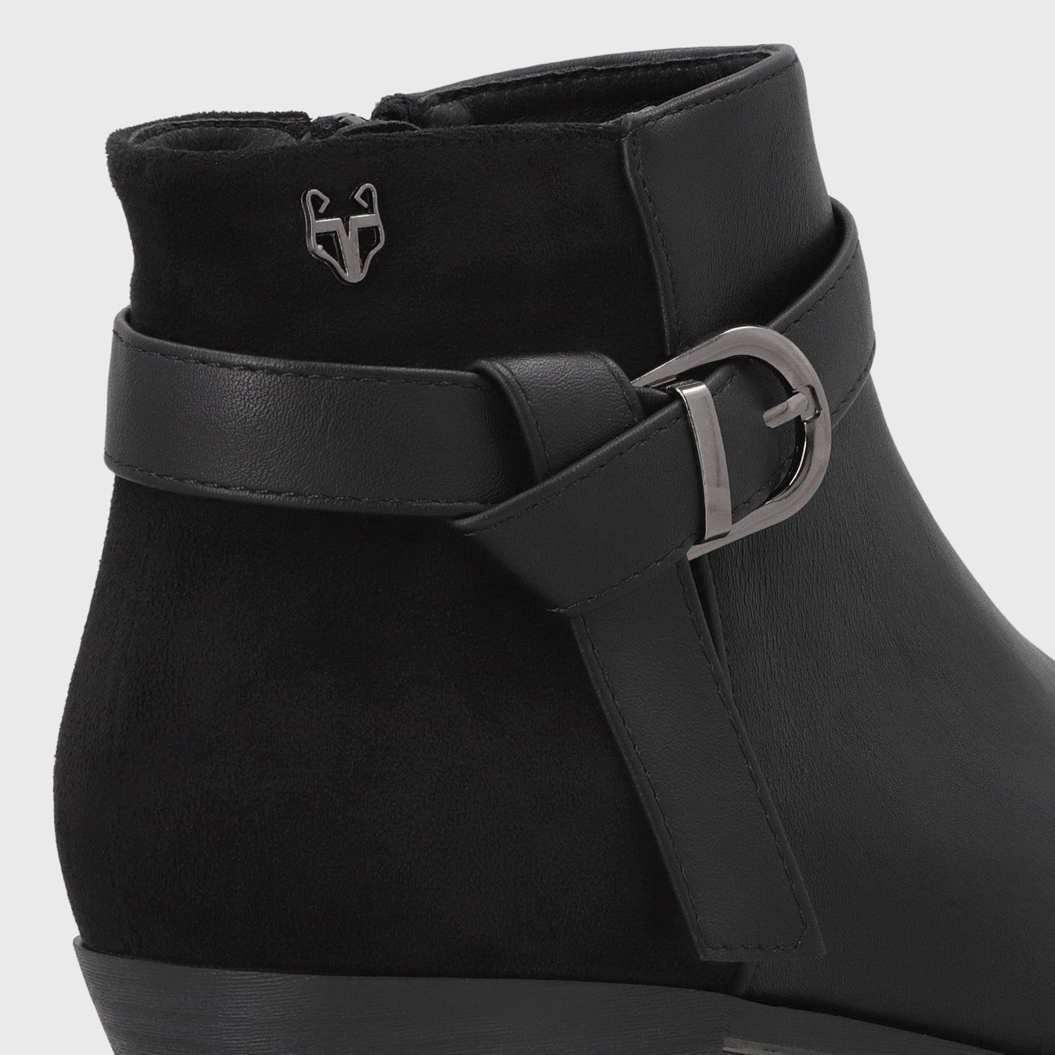 Botin Taco Negro Mujer 6418101 - Gotta Chile