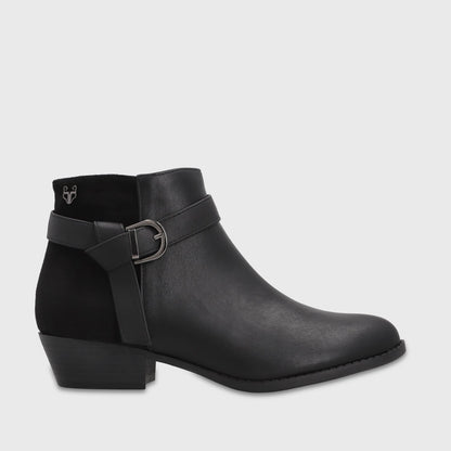 Botin Taco Negro Mujer 6418101 - Gotta Chile