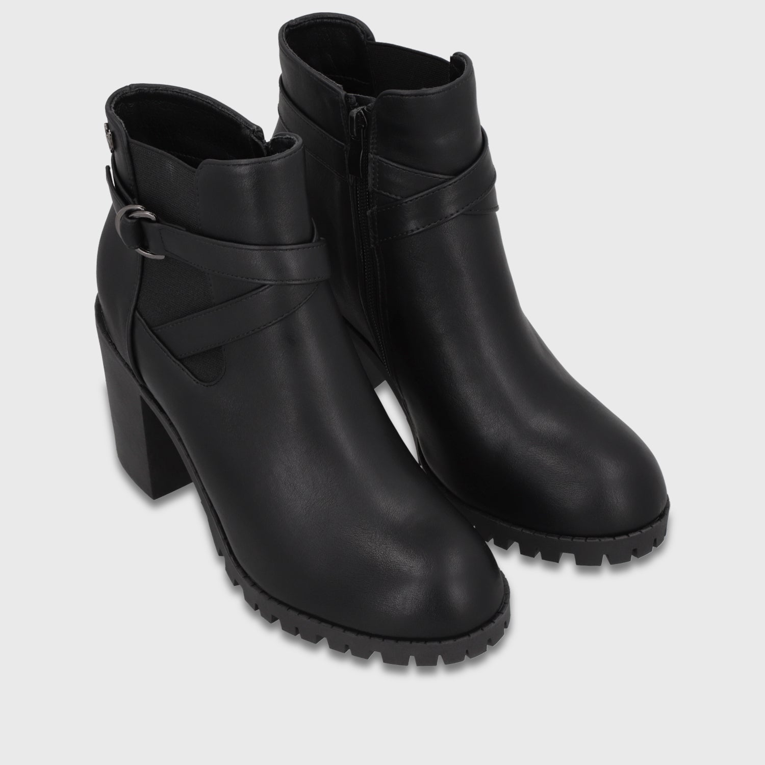 Botin Taco Negro Mujer 6422001 - Gotta Chile
