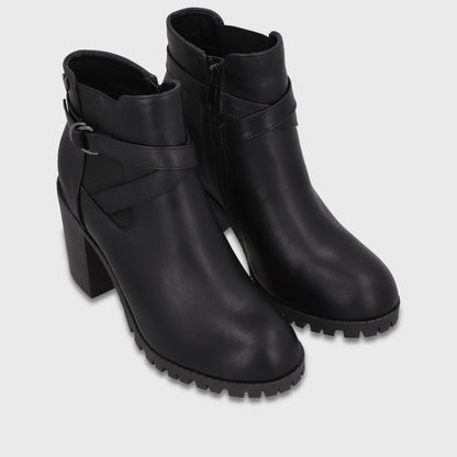 Botin Taco Negro Mujer 6422001 - Gotta Chile