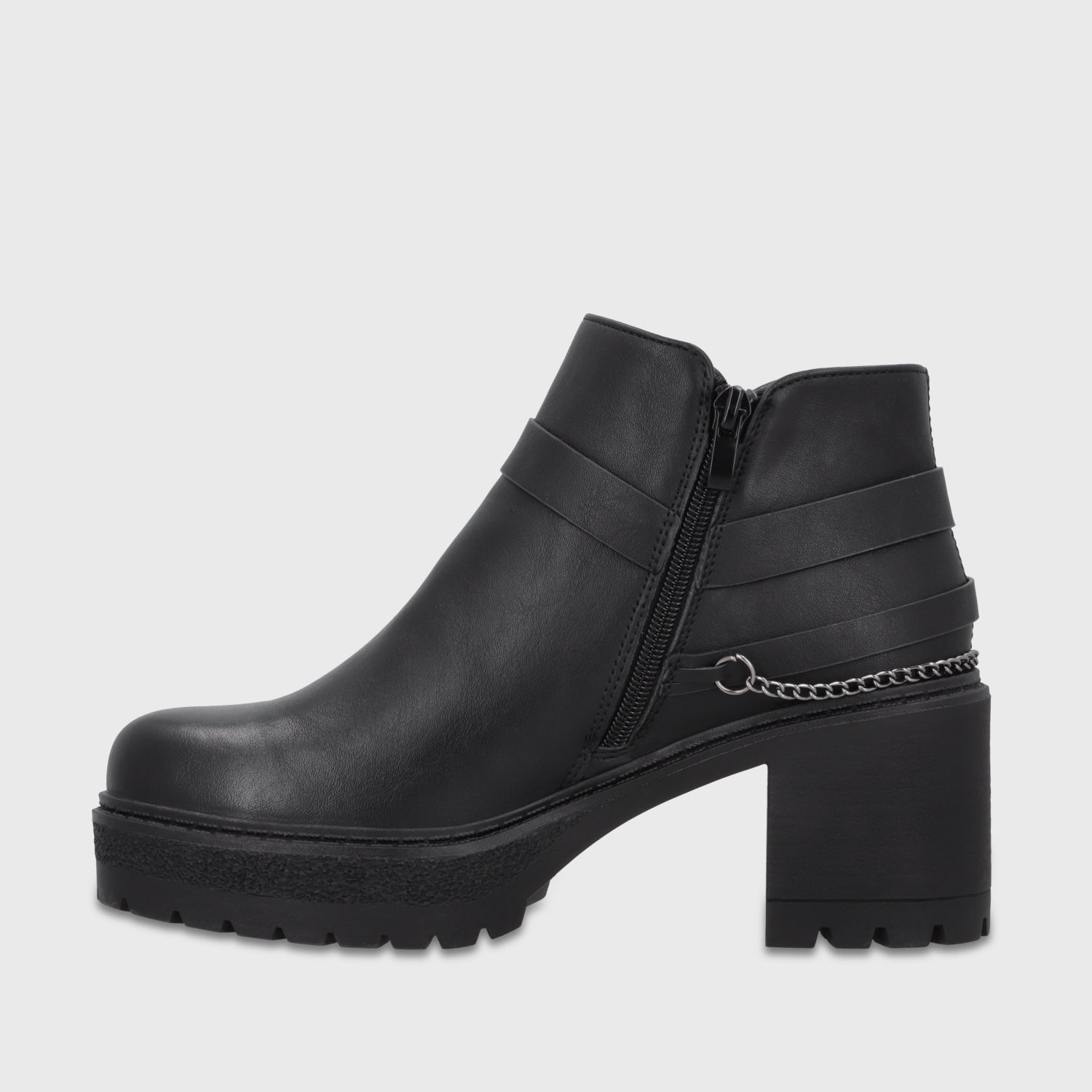 Botin Taco Negro Mujer 6587101 - Gotta Chile