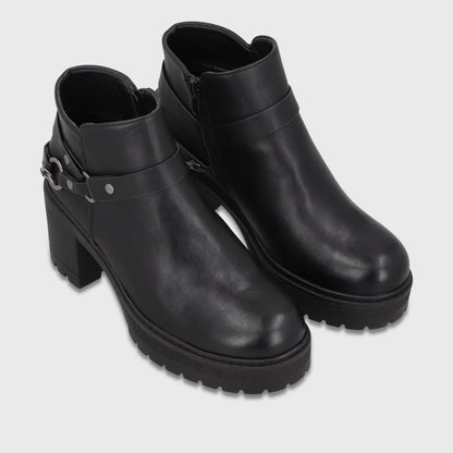 Botin Taco Negro Mujer 6587101 - Gotta Chile