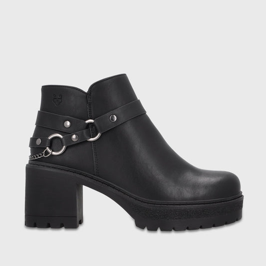 Botin Taco Negro Mujer 6587101 - Gotta Chile