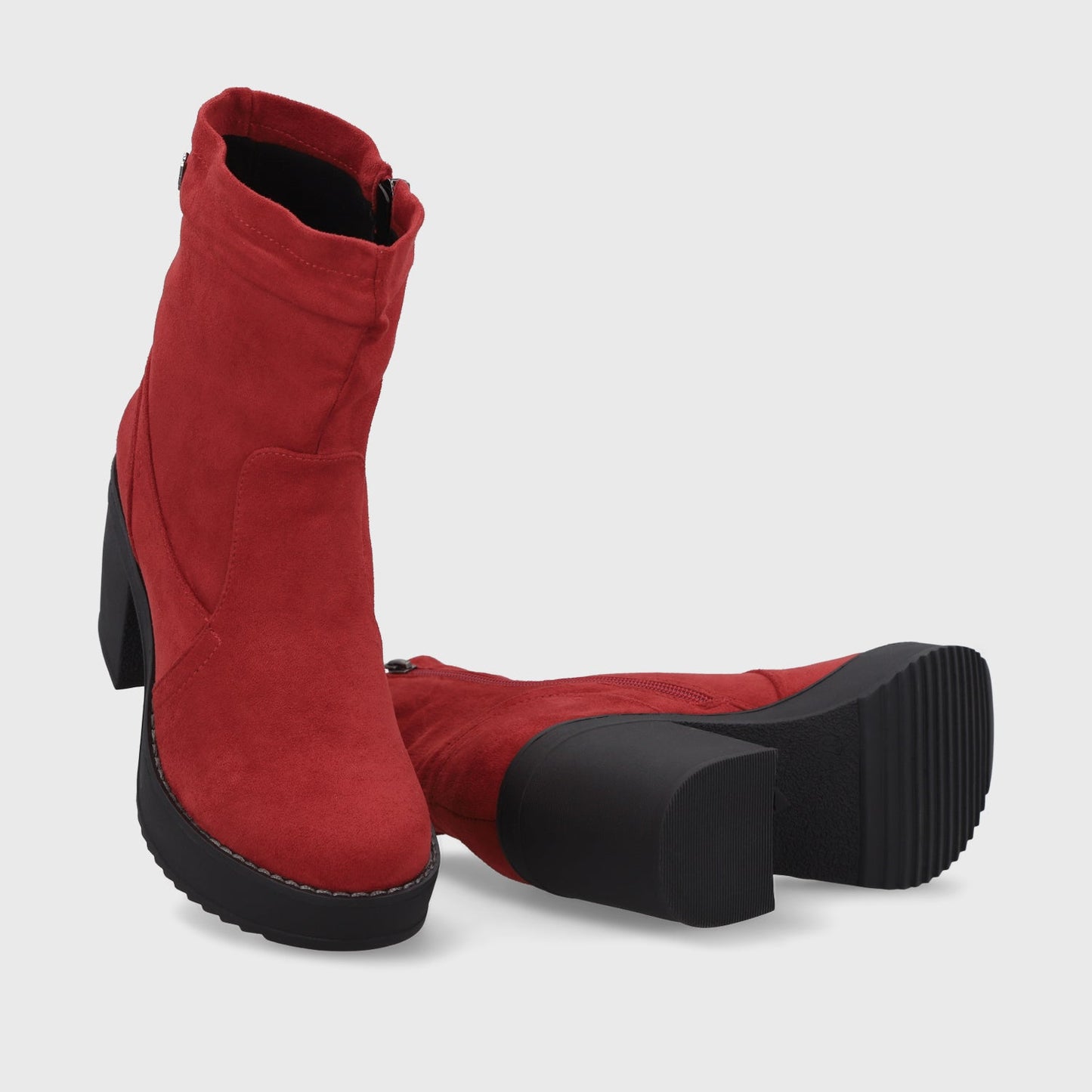 Botin Taco Rojo Mujer C7330 - Gotta Chile