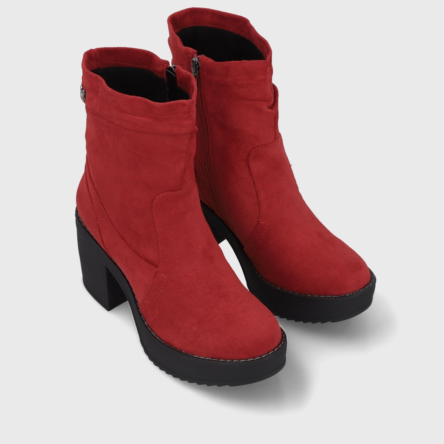 Botin Taco Rojo Mujer C7330 - Gotta Chile