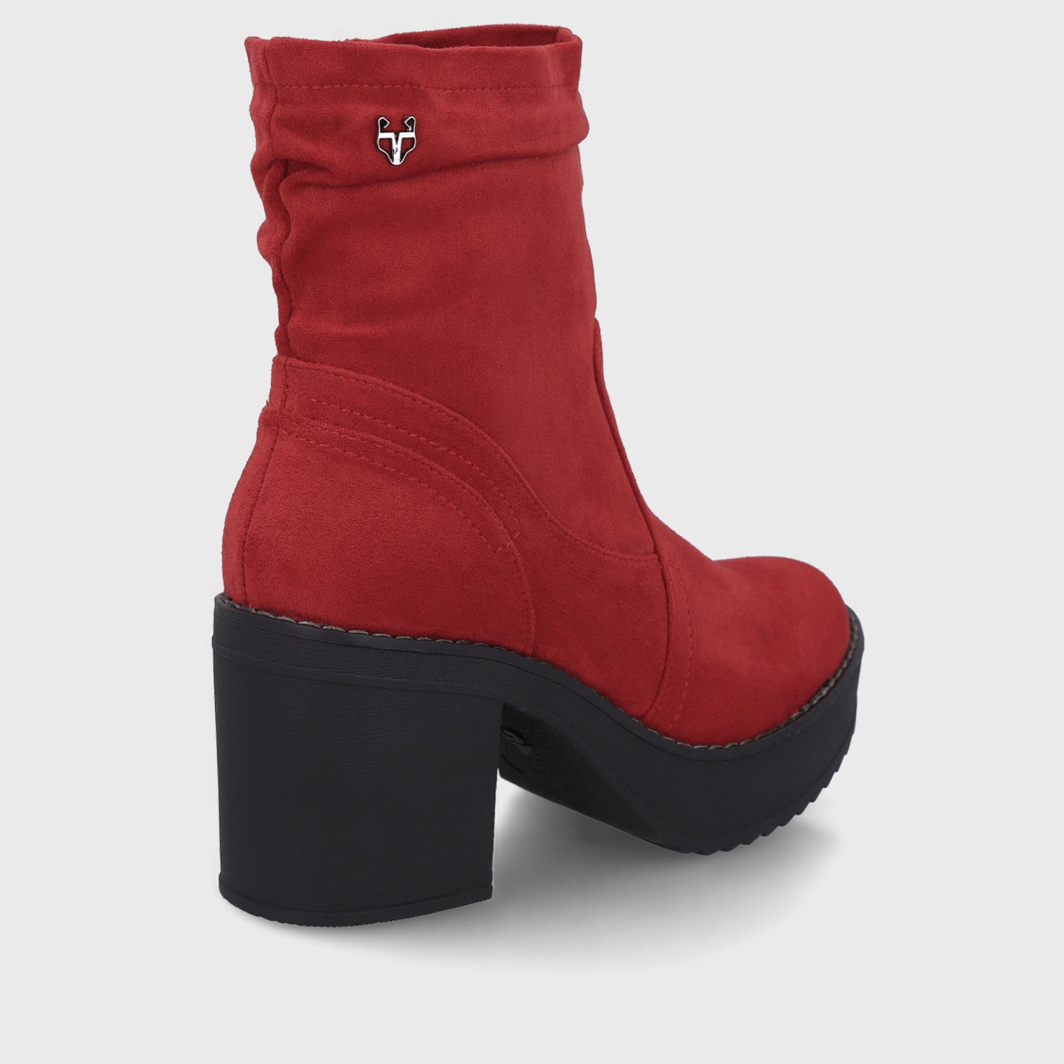 Botin Taco Rojo Mujer C7330 - Gotta Chile