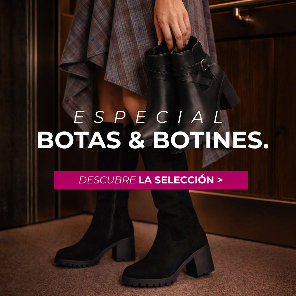 Especial botas y botines negros de mujer Gotta Chile con tacón grueso en ambiente interior elegante
