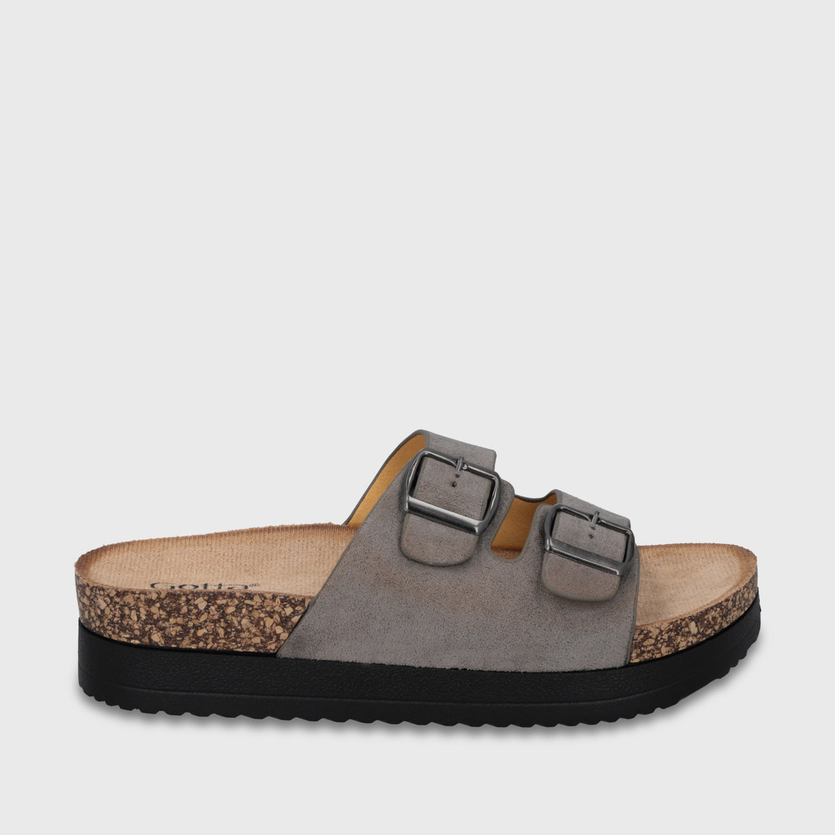 Sandalia Gris Mujer 12062
