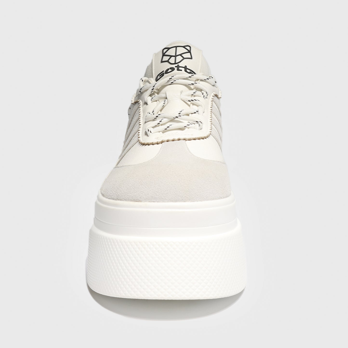Zapatilla Plataforma Blanca Mujer 13412