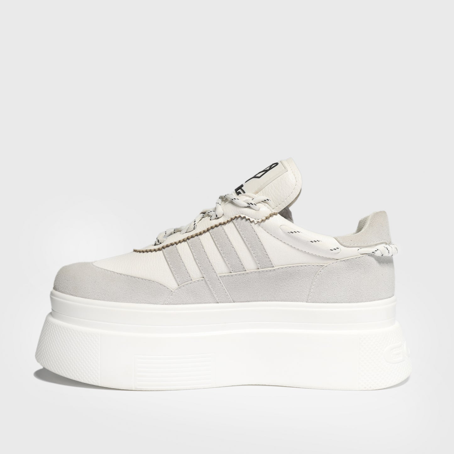 Zapatilla Plataforma Blanca Mujer 13412