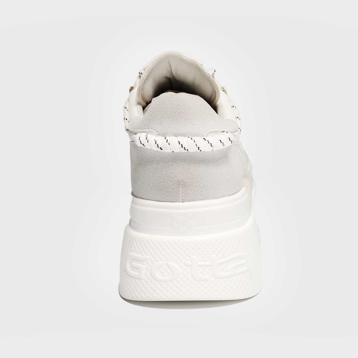 Zapatilla Plataforma Blanca Mujer 13412