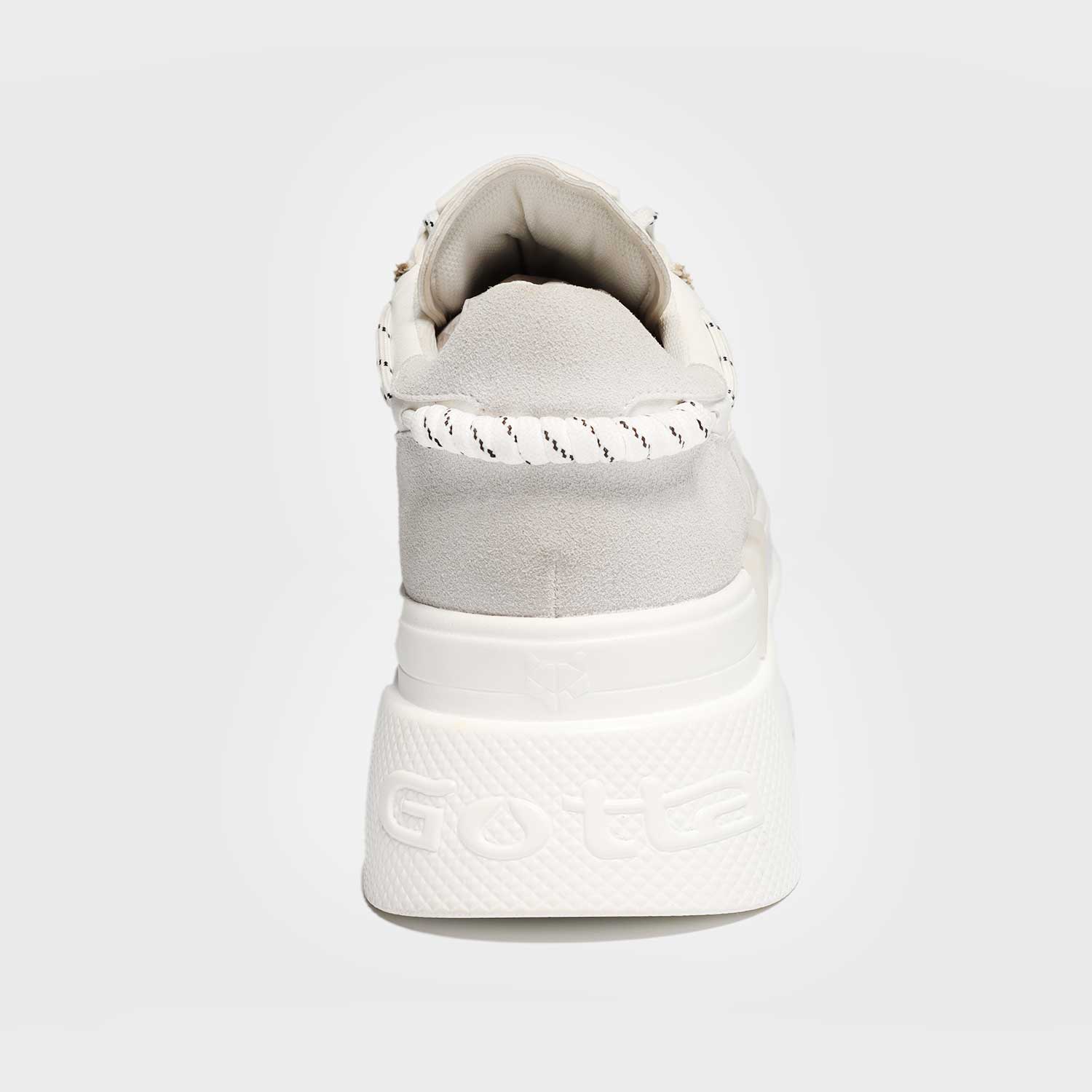 Zapatilla Plataforma Blanca Mujer 13412