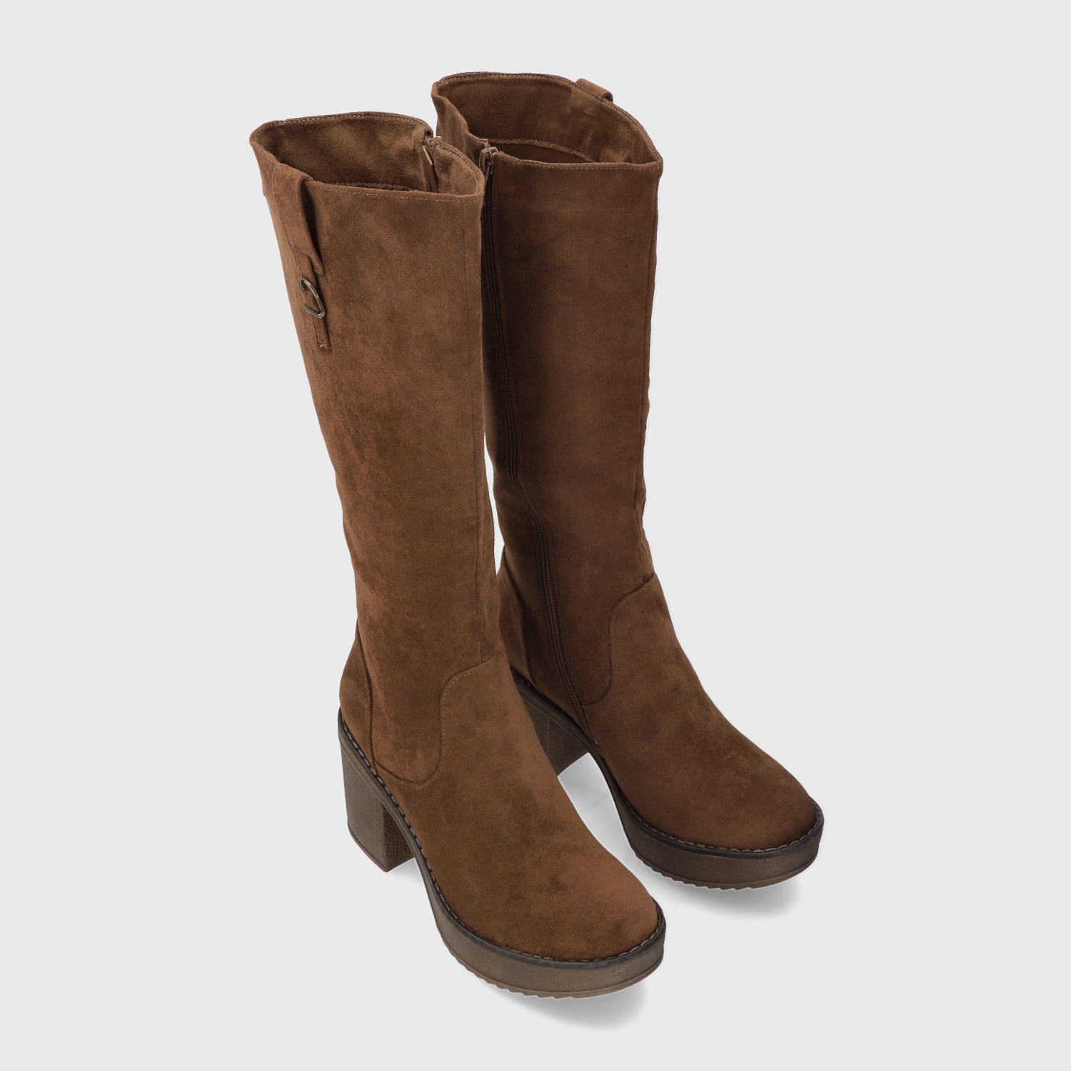 Bota Taco Café Mujer 13501