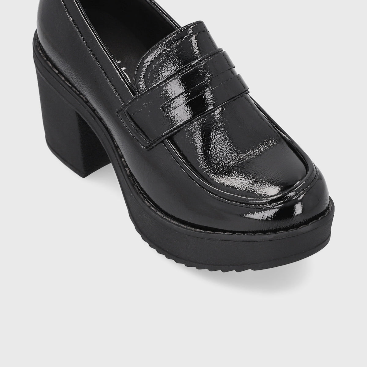 Zapato Negro Charol Mujer 13503