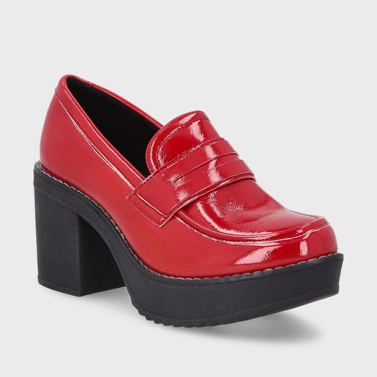 Zapato Rojo Charol Mujer 13503