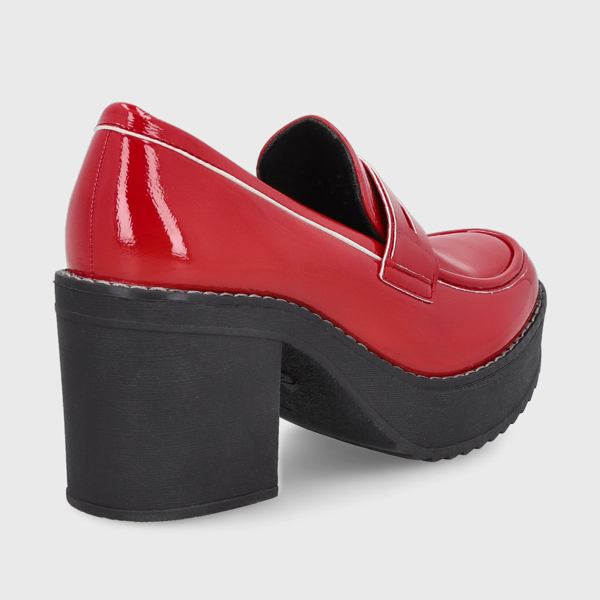 Zapato Rojo Charol Mujer 13503