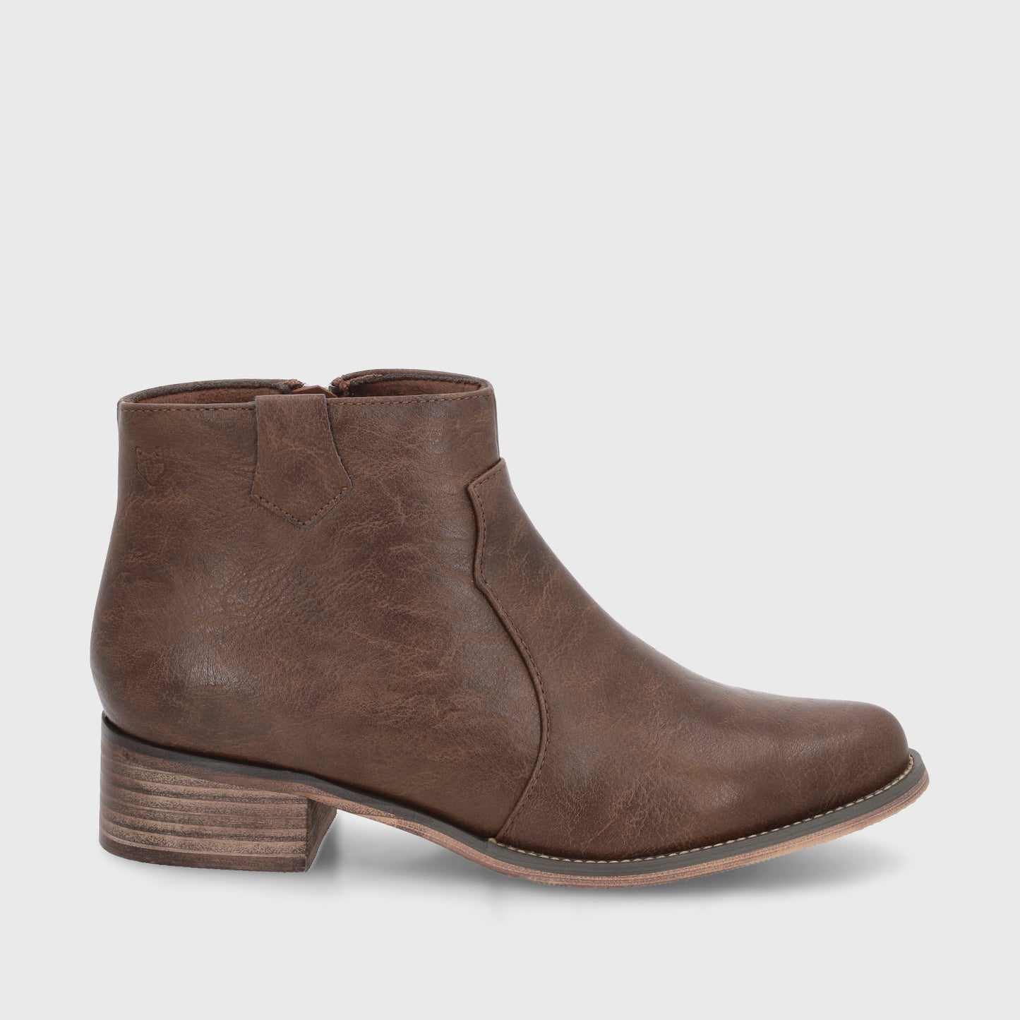 Botin Taco Café Mujer 13556