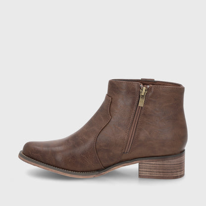 Botin Taco Café Mujer 13556