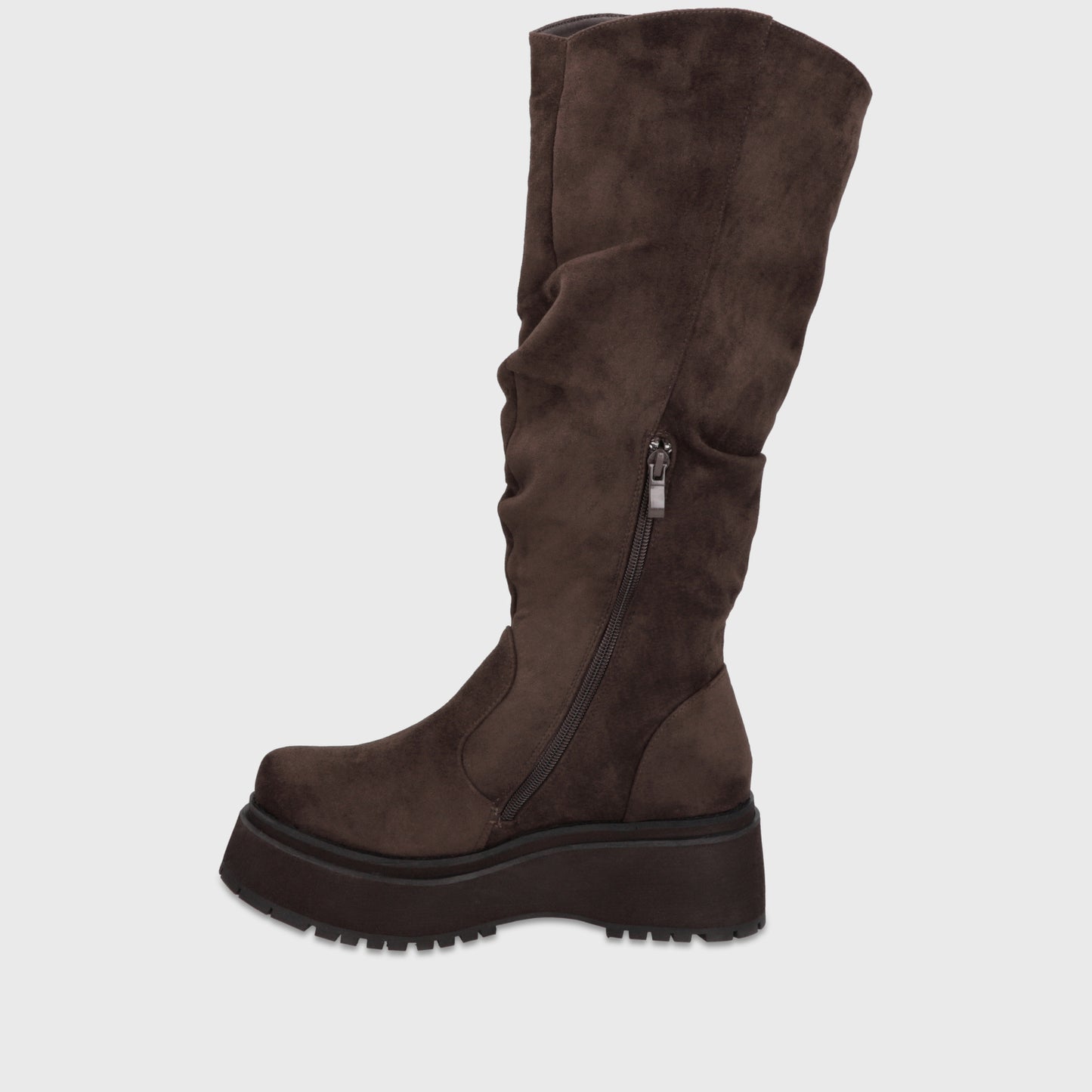 Bota Plataforma Café Mujer 1509202