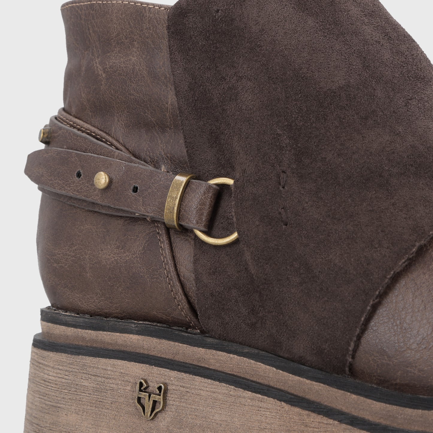 Botin Plataforma Café Mujer 1509B