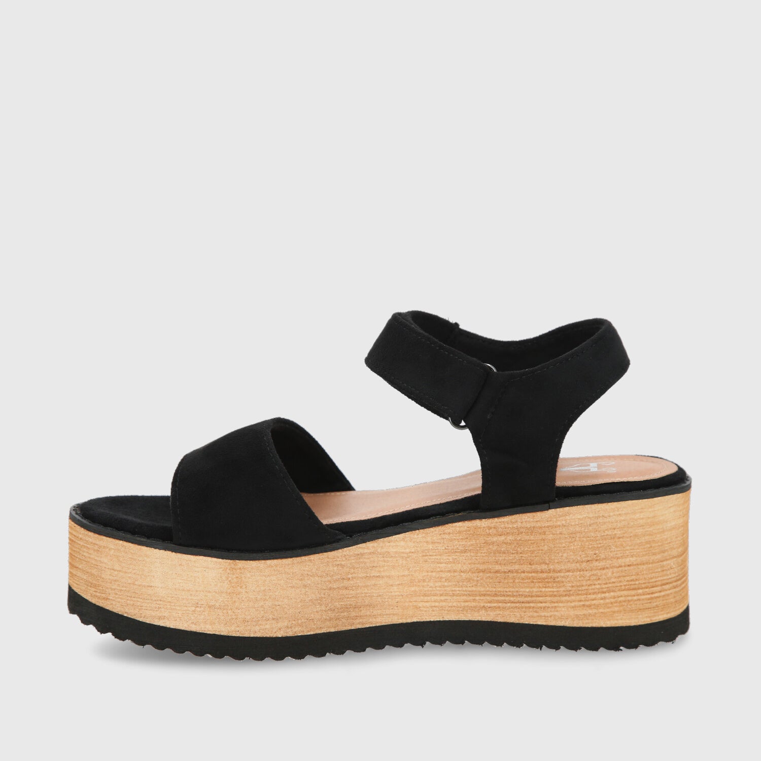 Sandalia Negra Mujer 15616