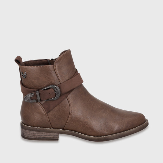 Botin Plano Café Mujer 1756032