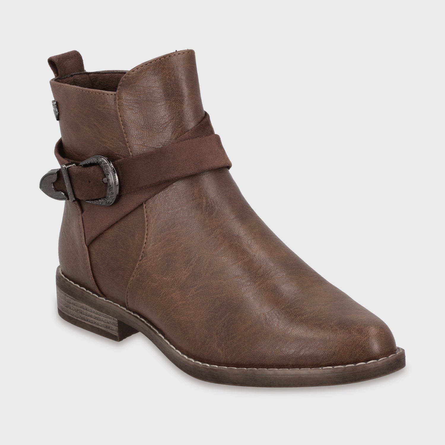 Botin Plano Café Mujer 1756032