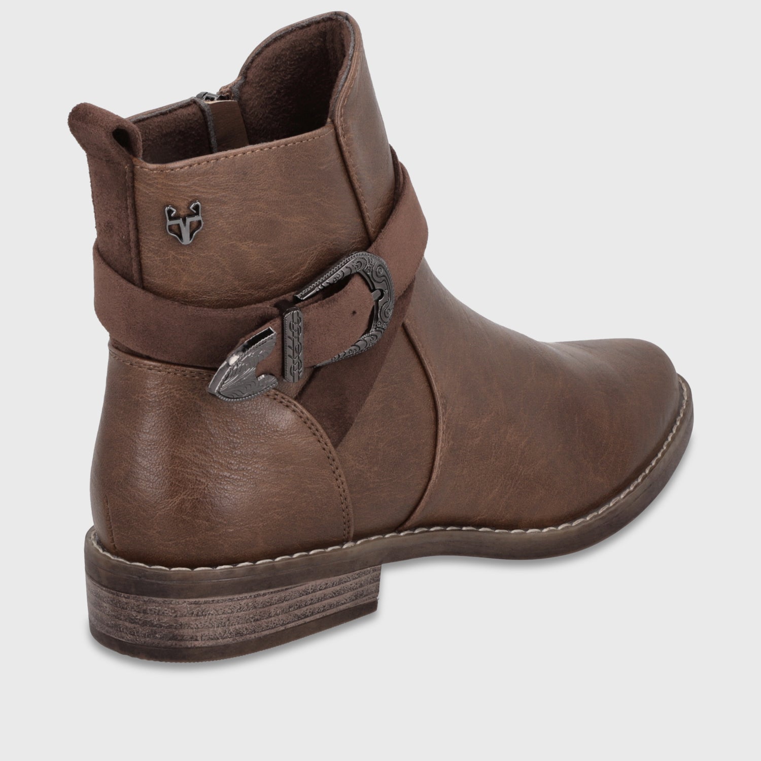 Botin Plano Café Mujer 1756032