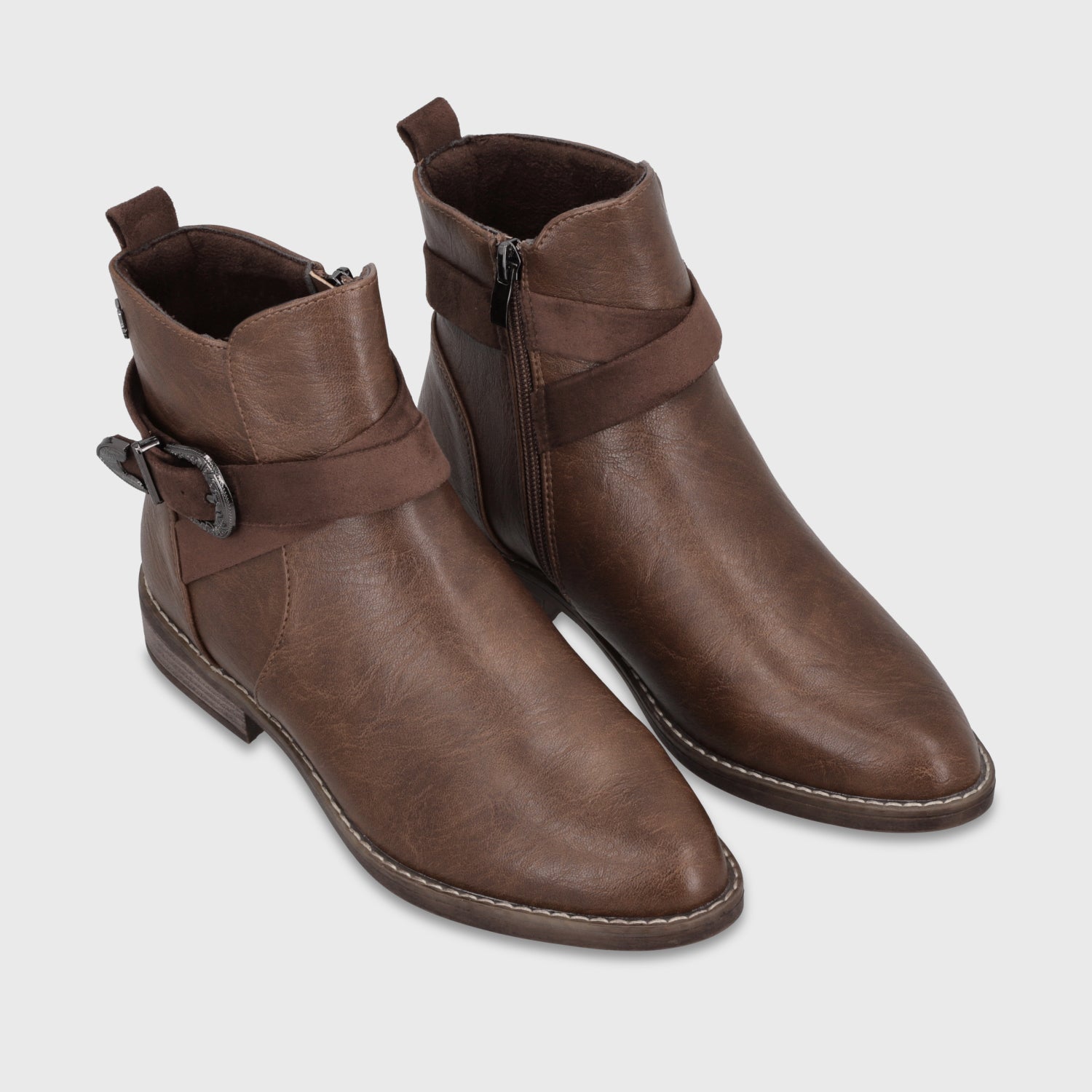 Botin Plano Café Mujer 1756032