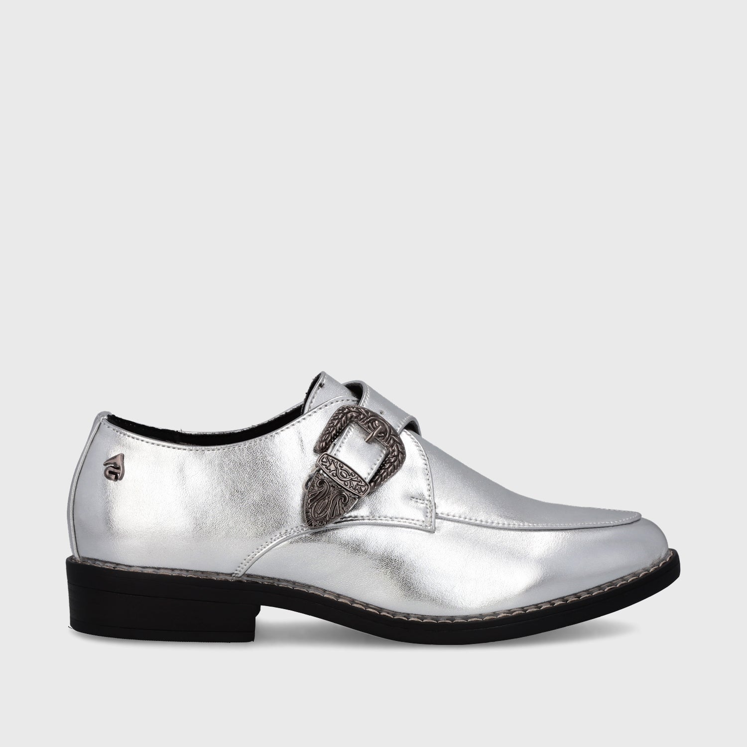 Zapato Plateado Charol Mujer 17565 - Main Image