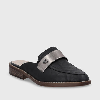 Puntilla Plano Negro Mujer 17569