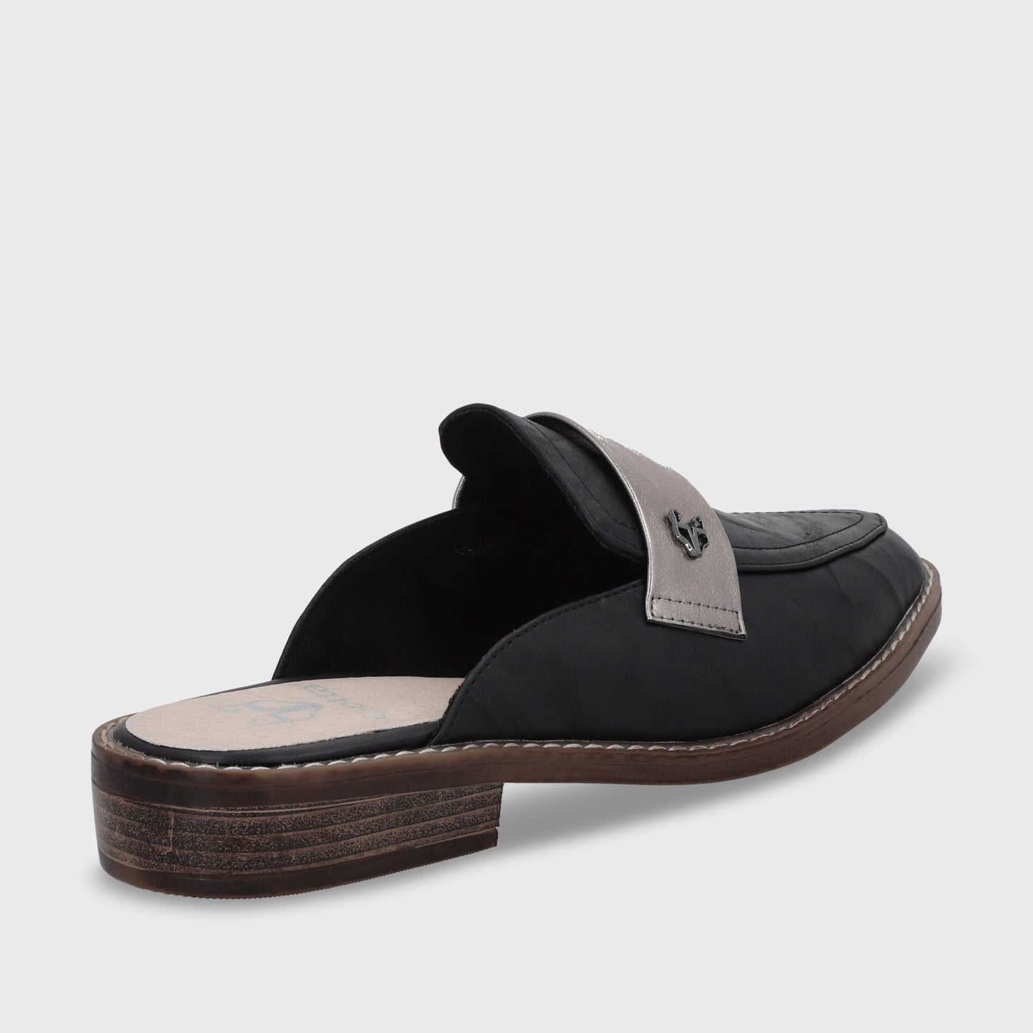 Puntilla Plano Negro Mujer 17569