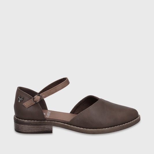 Zapato Taco Café Mujer 1757802