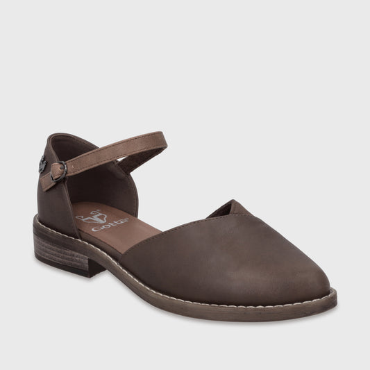 Zapato Taco Café Mujer 1757802